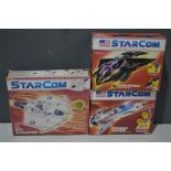 Starcom vehicles by Mattel and Coleco