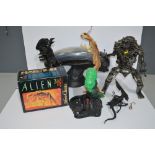 Alien and Predator figures