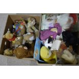 Two boxes of teddy bears