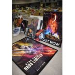 Star Trek posters and cardboard cutouts