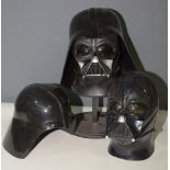 Two Darth Vader Helmets