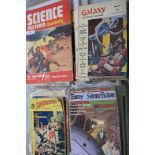 Science Fiction magazines.