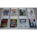 Framed comics.