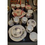 Royal Albert and Paragon tea sets