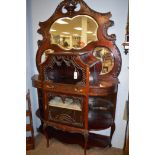 Mahogany display cabinet