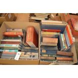 Two boxes of books