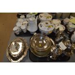 Silver plated items and ceramics