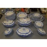 Wedgwood "Seine" pattern dinner service.