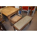 Table, commode and stool