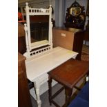 Painted dressing table and side table