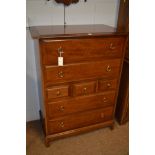 Stag chest of drawers