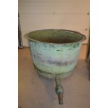 Large copper container