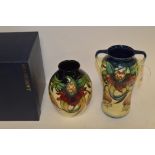 Moorcroft vases