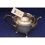 Silver teapot