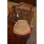 2 Victorian cane chairs