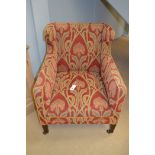 Wing back armchair