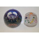 Glass paperweights