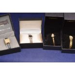 Four lady's wristwatches