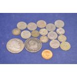 George V half sovereign and others coins