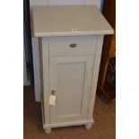 Painted bedside cupboard