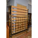 Brass bed frame