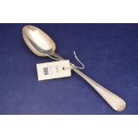 Silver basting spoon