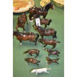 Beswick and Doulton horses