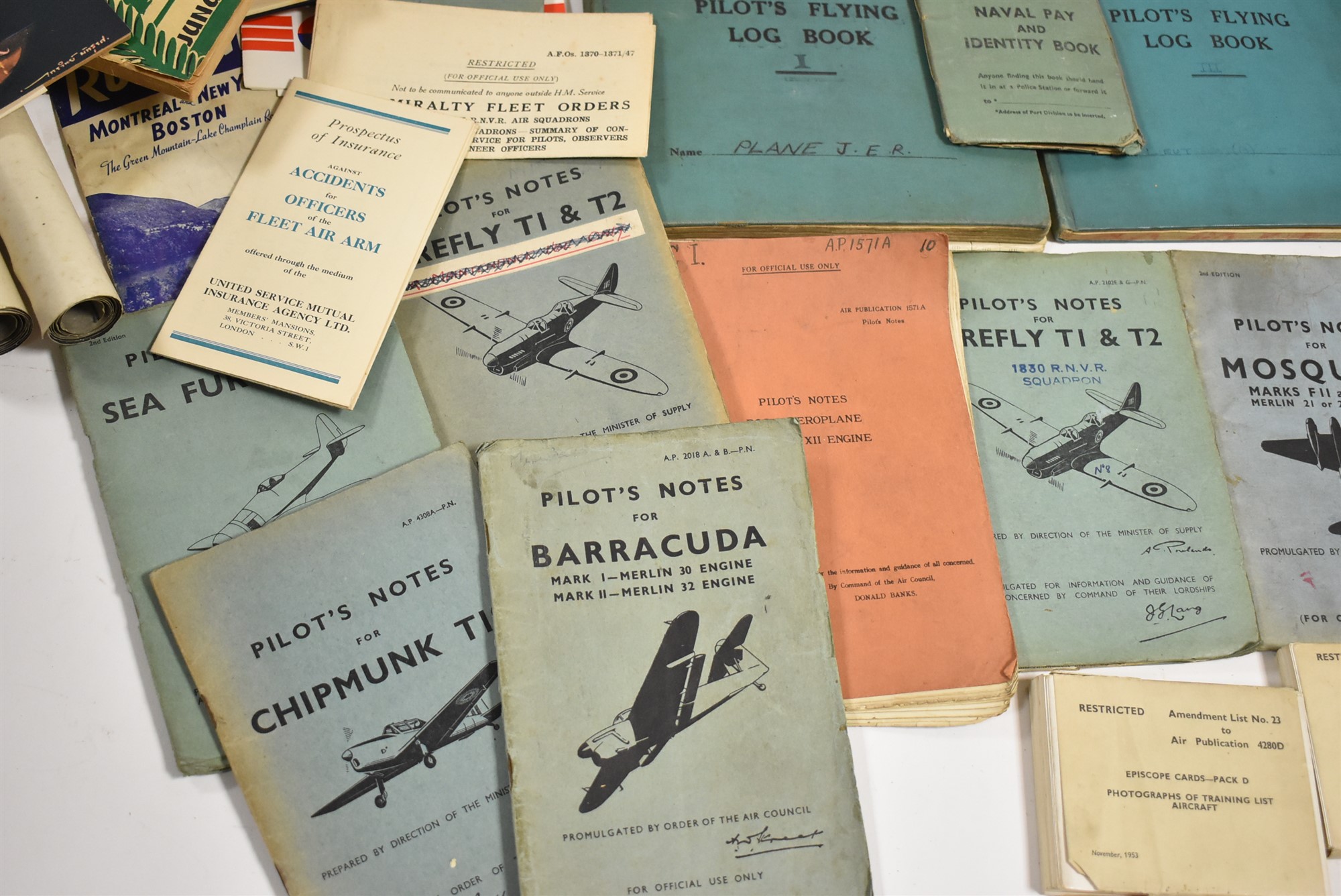 Pilots Log books and other ephemera - Image 3 of 5