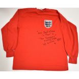 Nobby Stiles signed replica shirt