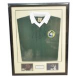 Signed Pele replica shirt