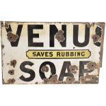 Venus Soap enamel sign