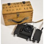 70mm Komlosy No 129 aerial camera boxed