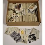 Box of loose cigarette cards