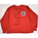 1966 World Cup replica England shirt, signed