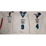 Signed England Shirts