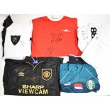 Signed football shirts