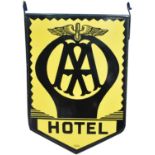 AA enamel sign