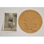 Elizabeth Taylor signed beer matt