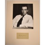 Buster Keaton signature