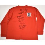 1966 World Cup replica England shirt, signed
