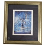 Salvador Dali signed print