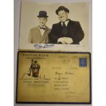 Signed Laurel and Hardy photograph