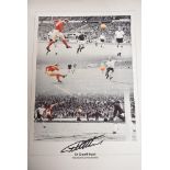 Signed football prints