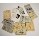 Box of mixed cigarette cards