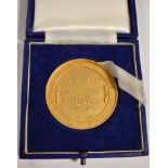 9ct gold shipbuilding medal