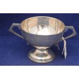 George V silver trophy cup