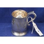 George VI silver tankard