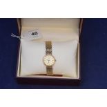 Rotary 9ct gold wristwatch