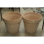 Terracotta plant pots