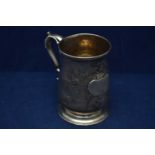 George II silver tankard